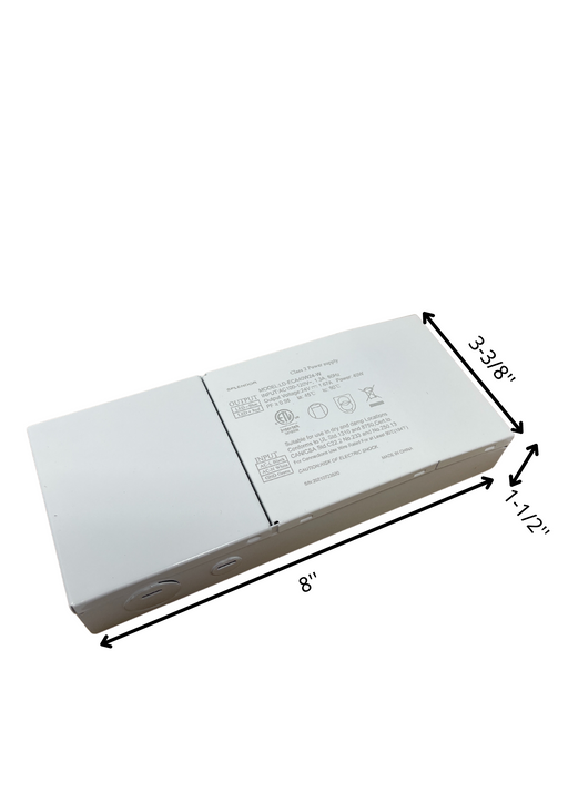 12V/24V non-dimmable driver for LED strip light, puck light, low voltage light. UL listed