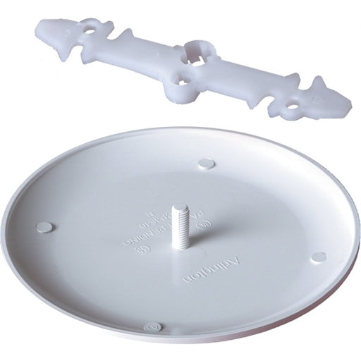 Arlington CP3540  Ceiling Cover Plate for 3-1/2" & 4" Boxes, Paintable, 1 Pack White