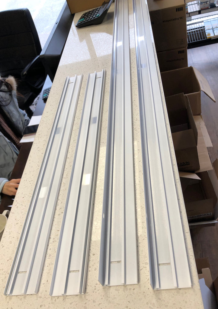 1-Pack 2x4FT Surface Mount Kit, Dawnray Ceiling Frame Kit for 2x4FT LE ...