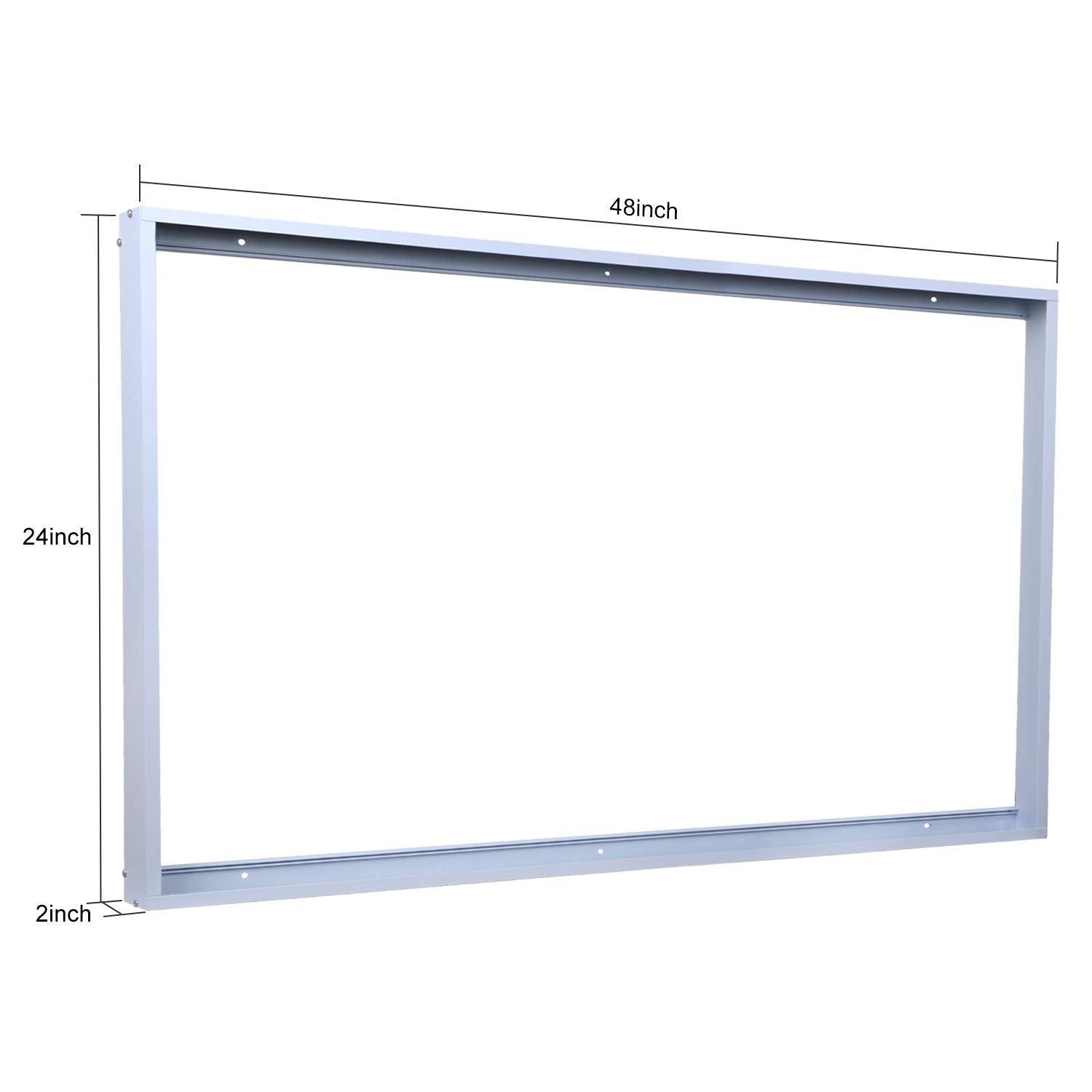 1-Pack 2x4FT Surface Mount Kit, Dawnray Ceiling Frame Kit for 2x4FT LED Panel Light/Drop Ceiling Light Aluminum - Consavvy