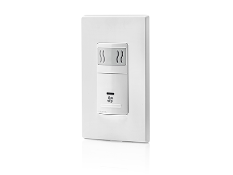 Leviton Decora In-Wall Humidity Sensor & Fan Control, 3A, Single Pole(Plate not Included)
