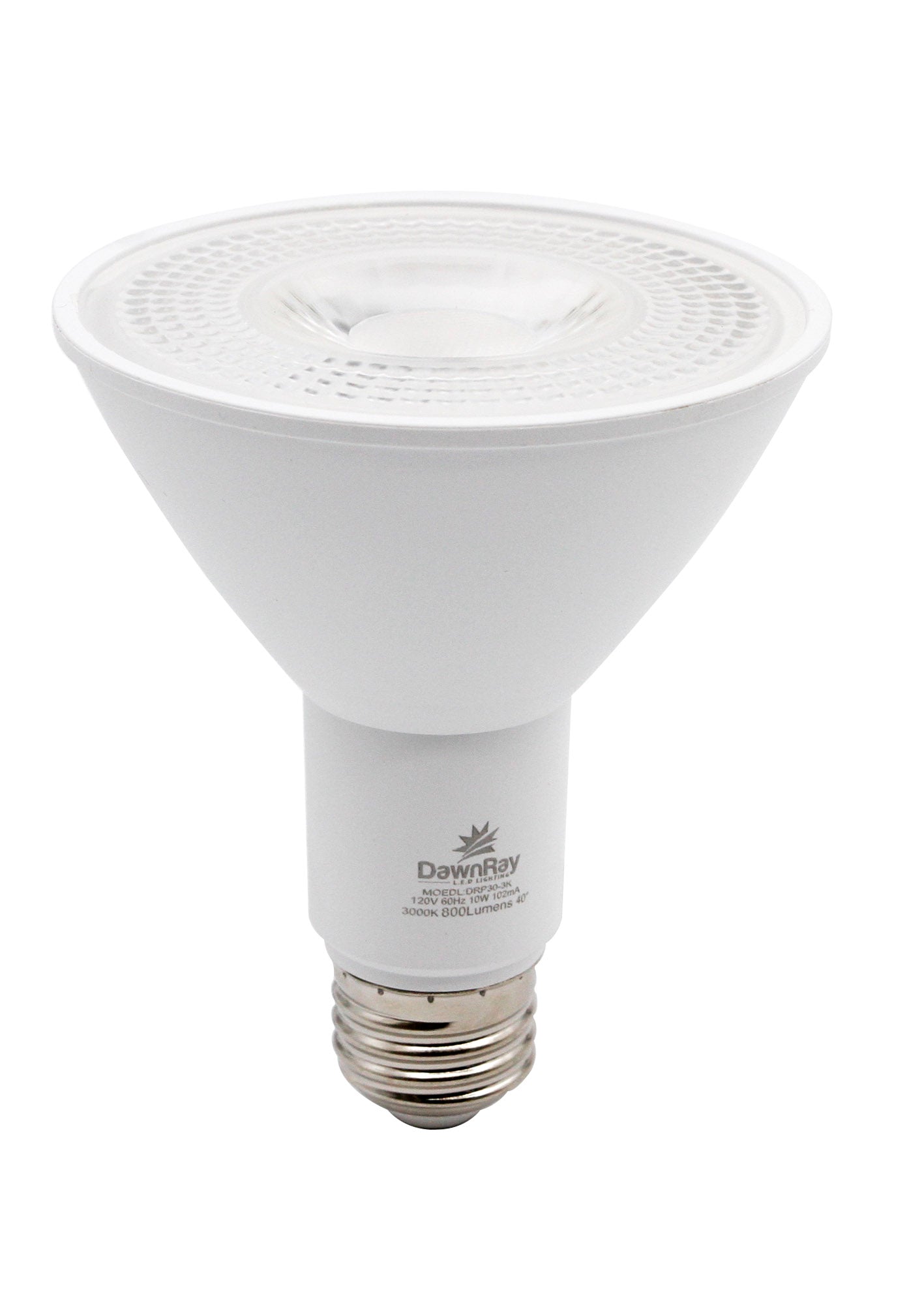 DawnRay LED PAR30, 12W, 800 Lumens, 3000K, Warm White ,Dimmable ,3 Years Warranty - Consavvy