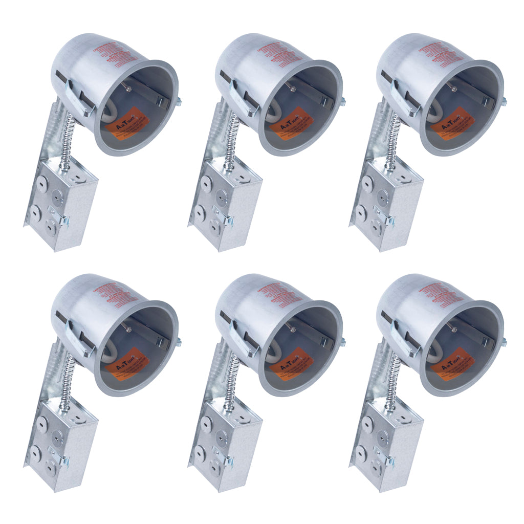 4" Retrofit LED Can Air Tight IC Housing LED Recessed Lighting, E26 Screw in Base - Consavvy