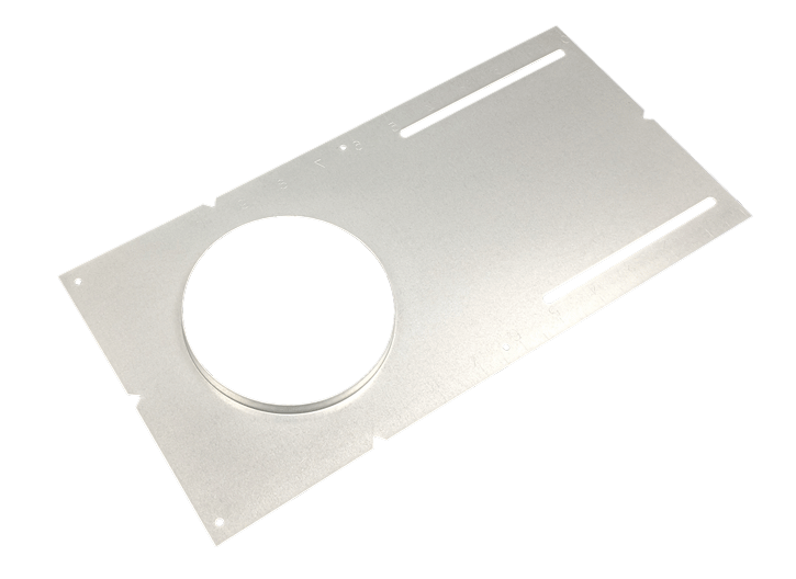 Dawnray 4" Mounting Plate (With Lip) for 4" retrofit housings and 4" Slim Panels With scales
