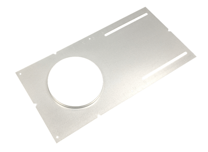 4" Mounting Plate (With Lip) for 4" retrofit housings and 4" Slim Panels With scales - Consavvy